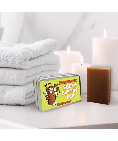 Booty Buffing Bar Soap - Premium Unisex Coffee Soap Gag Gifts for Adults Teens & Kids | Perfect for Easter Baskets & White Elephant Ideas - Buy Online on GoSupps.com