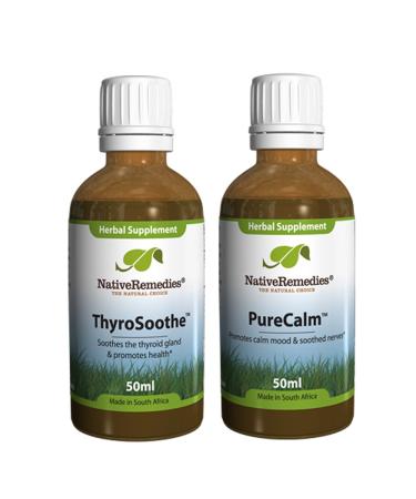 Native Remedies ThyroSoothe and PureCalm ComboPack