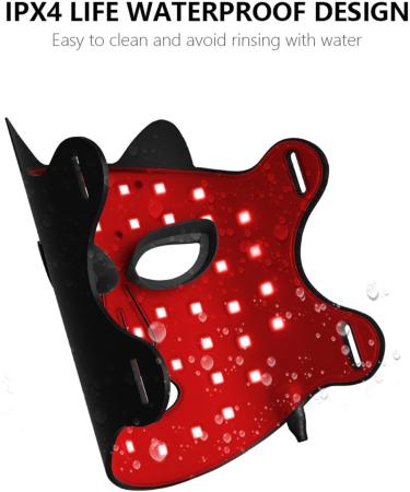  G n rique Red Light Face Covering Beauty LED Light Care LED Skin Care with 3 Speed Sync Light Skin Care 4 Colors 192 Lamp Beads Face Cover for Beauty - Buy Online on GoSupps.com