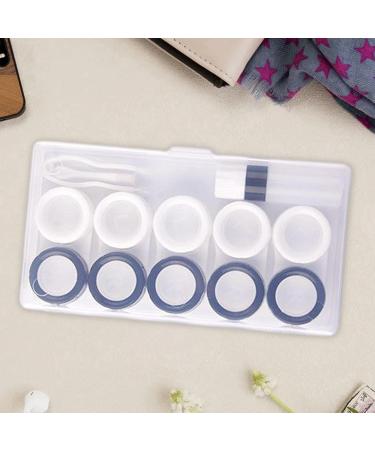 Amagogo 6x Contact Lens Containers - No Leak Travel Holder Portable Storage Box for Women & Trans | Ideal for Soaking and Travel - Buy Online on GoSupps.com