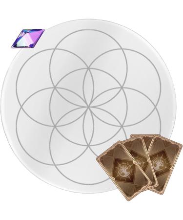 Runde Pendulum Board & Crystal Kissing Board - Acrylic Metaphysical Tool for Energy & Messages | Perfect for Living Room & Study - Buy Online on GoSupps.com