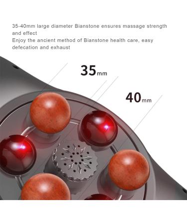 Aonui Wireless Slimming Belt Abdominal Massager with Bian Stone | 3 Vibration Modes for Flatulence Relief Dysmenorrhea & Digestion Promotion - Buy Online on GoSupps.com