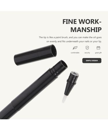 Minkissy 10pcs 3ml Empty Nail Oil Twist Pen Cosmetic Container with Brush Applicator for Lip Gloss & Nail Polish (Black) | Perfect for Skincare & Nail Care - Buy Online on GoSupps.com