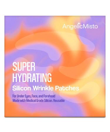 Wrinkle Patches: Silicone Face Patches - Forehead Wrinkle Patch - Silicone Patches for Wrinkles - Anti Wrinkle Patches - Reusable Wrinle Patches for Under Eyes Face and Forehead (5 Pieces)