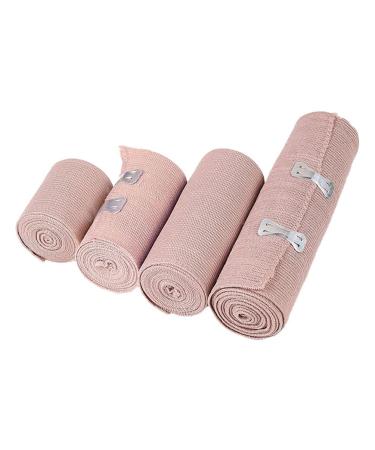 Beaupretty Injury 4pcs Elastic Self Adhesive Dressing Petg Pet Injury Gauze First Aid Gauze Reusable Medical Tape Polyester Wrist Double Team