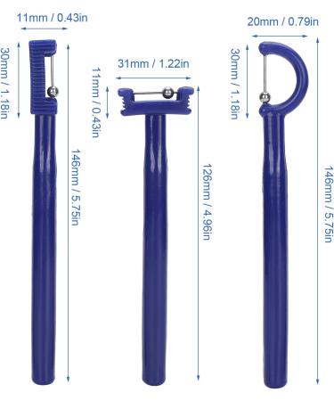 Tongue Tip Exerciser Set - 3-Piece Mouth Muscle Training Tool for Lateralization - Buy Online on GoSupps.com