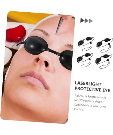 POPETPOP 4 Sets Beauty Mask for Protection Protective Goggles Protective Protection Eye Patch Eye Cover Silica Gel - Buy Online on GoSupps.com
