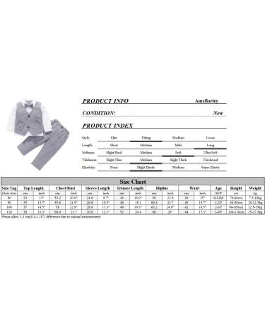 AmzBarley Baby Boys Gentlemans Tuxedo Rompers Grey 2-3 Years - Buy Online on GoSupps.com
