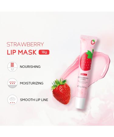2 Pack Strawberry Lip Balm - Natural Moisturizing Ingredients - Lip Moisturizer - Hydrating Lip Care - Long Lasting Lip Care - Smooth and Nutritious Lip Care - - Buy Online on GoSupps.com