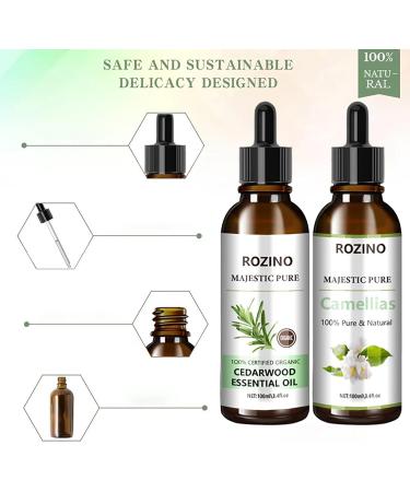 Buy Essential Cedar Oil - 100ml Moisturizing Body Massage Oil | Natural Nourishing Care for Sensitive & Dry Skin - Buy Online on GoSupps.com