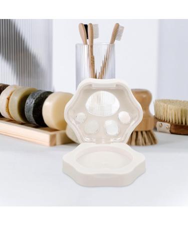 DRESSOOS 3pcs Eye Shadow Eyeshadow Blush Palette Makeup Pallet Organizer Supply White Plastic - Buy Online on GoSupps.com