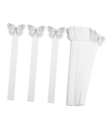 Fragrance Tester Strips Butterfly Paper Essential Oil Test Strips Perfume Tester Strips Fragrance Blotter Strips Scents Test Strips Testing Strips White Paper 100pcs White 12x3CM