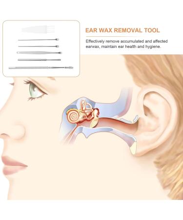 Milisten Ear Cleaning Kit: Stainless Steel Nose Piercing & Ear Wax Removal Set - Buy Online on GoSupps.com