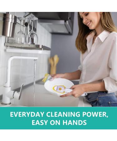 12-Pack Dishwand Refills Sponge Heads - Non-Scratch Heavy Duty Scrub Dots Brush - Soap Dispensing Scrubbers for Kitchen Sink - Dishwasher Tool - Buy Online on GoSupps.com