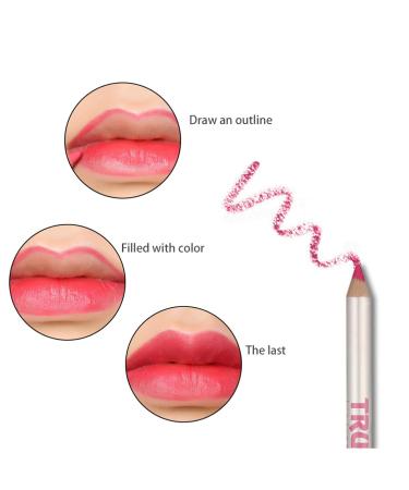 Sankuwen Waterproof Lip Liner Pencil Set - 12 Vibrant Colors - Buy Online on GoSupps.com