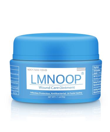 LMNOOP  Wound Care Cream for Infection Ulcers Cuts Scrapes Burns Bites Surgical and Various Wounds  First Aid  Skin Repair Ointment 1.1 Ounce (Pack of 1)