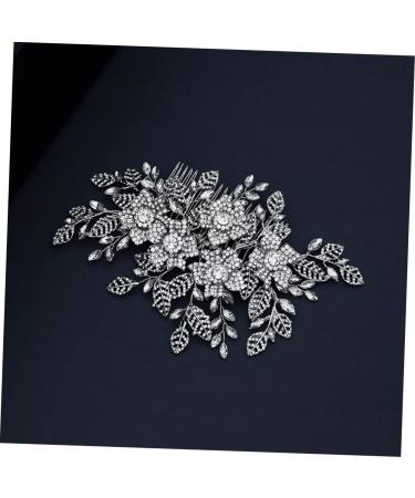 Ipetboom Bridal Hair Comb personality hair accessories luxurious hair comb Rhinestone Hair Comb Women Headdress Full Diamond rhinestones bride wedding hair accessories for women - Buy Online on GoSupps.com
