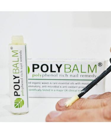 Polybalm Topical Nail Application | Scientifically Tested and Proven | Only Pure Plant Based Ingredients | Made by a Trusted UK Company | Nail Health Treatment Balm - Buy Online on GoSupps.com