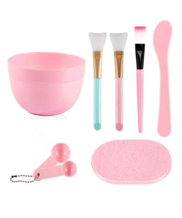 Mwoot DIY Facial Mask Brush Set 3Stk Face Mask Brush Brush Facial Care Bank Measuring Spoon Kit Sponge Facial Care Tools Kit - Buy Online on GoSupps.com