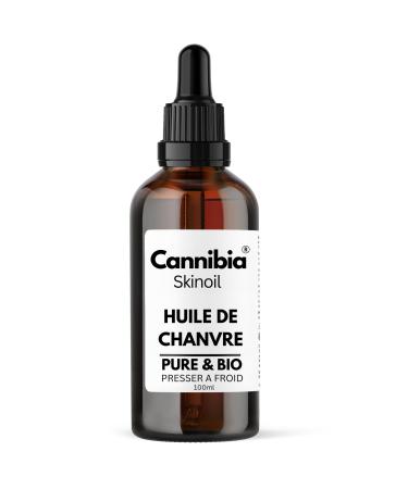 Cannibia Genuine Organic Hemp Oil Pure & Natural 100 ml Intense Hydration & Anti-Aging Body Skin Face Hair.