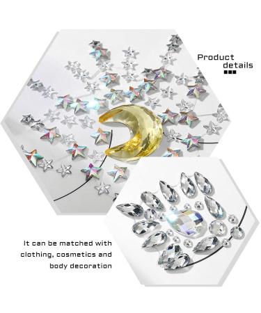 Ludress Crystal Body Stickers - Sparkly Mermaid Body Jewelry for Women and Girls (Style 2) - Buy Online on GoSupps.com