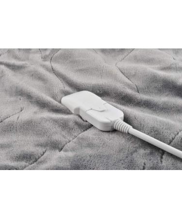 MT MALATEC 180x130cm Heating Ceiling Electric Blanket | 6 Power Levels Overheat Protection Washable Gray - Buy Online on GoSupps.com