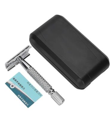 Stainless steel razor safety razor men's razor for shaving Portable razor Manual razor for men with blade