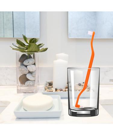 Mobestech Double-Headed Travel Toothbrush Set - 4 Portable Toothbrushes for Small Spaces | Ideal for International Travel - Buy Online on GoSupps.com
