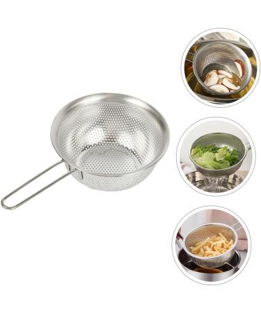 Zerodeko Rice Draining Basket Vegetables Practical Storage Basket Wire Fruit Drain Basket Rice Washing Basket 30X19.5CM Silver - Buy Online on GoSupps.com