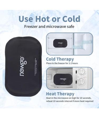 NEWGO Hot Cold Therapy Gel Ice Pack for Pain Relief - Shoulder Neck Hip Elbow Knee - 11.81 x 7.08 - Buy Online on GoSupps.com