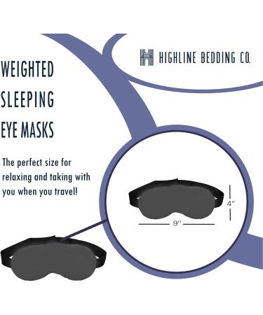 Morgan Home Weighted Eye Mask - 0.5 lbs for Relaxing Sleep | Adjustable Headband | Grey | International Shipping Available - Buy Online on GoSupps.com