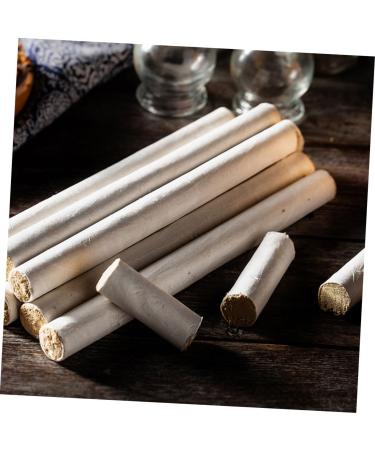 Solustrie Moxibustion Kit - 20 Handmade White Mugwort Sticks | Perfect Family & Household Gifts - Bulk Quality - Buy Online on GoSupps.com