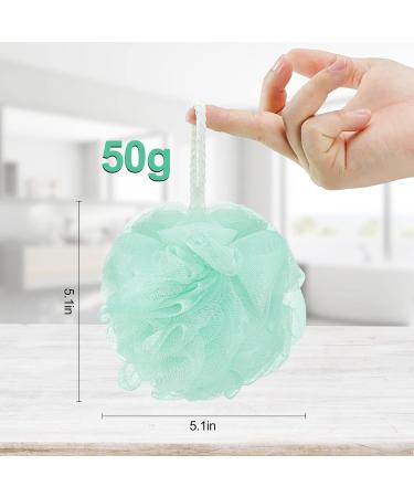 KPSHIRE Pack of 6 Shower Puff Bath Sponge - Extra Soft Body Exfoliating Shower Sponge | Multicolor Skin Cleaning Bath Shower Scrunchie - Bath Scrubber for Body | Shower Loofah for Baby & Adults Multicolor Pack of 6 - Buy Online on GoSupps.com