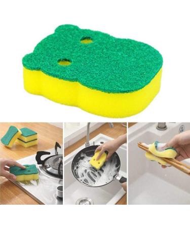 Wipe Housework Cleaning Dish Cloth Rag Dishwashing Pad Pad Scouring Scouring C0I5 Sponge 1pcs Sponge - Buy Online on GoSupps.com