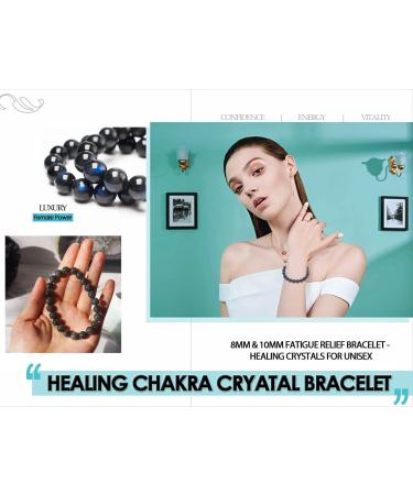 Feng Shui Labradorite Bracelet Set for Men | Root Chakra Gemstone Jewelry | Luck, Wealth, Stress Relief - Buy Online on GoSupps.com