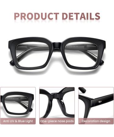 Miyya 6 Pack Fashion Reading Glasses for Women | Blue Light Blocking Anti UV Oversized Square Readers with Spring Hinge | 6 Pack Mix 2.0 x - Buy Online on GoSupps.com
