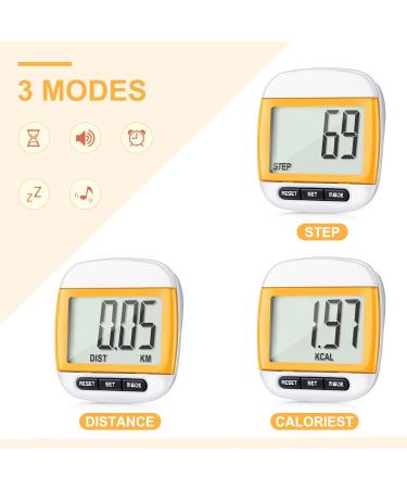 LCD Clip-on Pedometer - Multifunction Step Counter for Seniors, Men, Women & Kids | Walking Distance Tracker for Outdoor Sports & Running - Buy Online on GoSupps.com