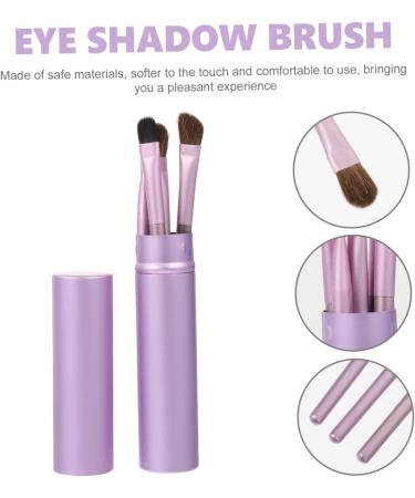 Healeved 10 Pcs Horsehair Eyeshadow Brush Eyeshadow Brush Travel Makeup Brush Purple Nylon Wool - Buy Online on GoSupps.com