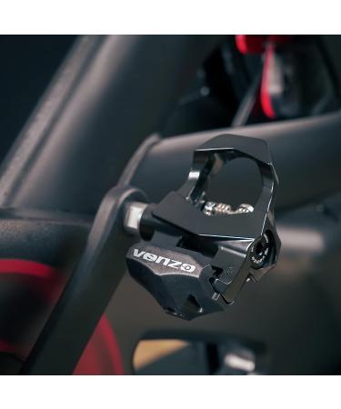 VENZO 3 in 1 Look Delta Toe Cage SPD Spin Bike Pedals - Compatible with Peloton & Shimano - Indoor Cycling Pedals & Cleats - Buy Online on GoSupps.com