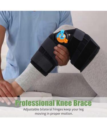 Adjustable Hinged Knee Brace with Side Stabilizers - ROM Support for ACL MCL PCL Pain Relief & Post-Op Recovery - Ideal for Men & Women (S - Buy Online on GoSupps.com