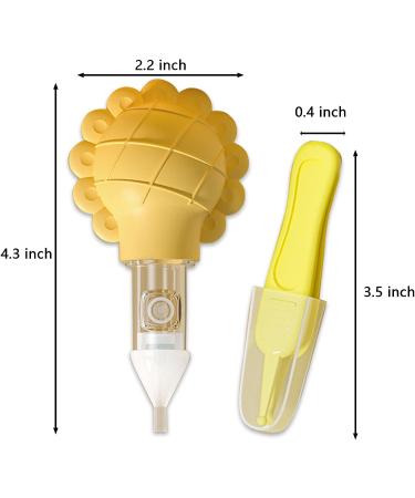 Baby Nasal Aspirator Set with Reflux Prevention Design | Safe Baby Booger Remover and Nose Cleaning Tweezers | Snot Removal Must-Have Items - Buy Online on GoSupps.com
