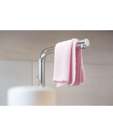 Sustainable Cleaning Flaps Wipes | 100% Organic Cotton Dusten Towels Made in Germany (Pink 25x25 cm) - Buy Online on GoSupps.com