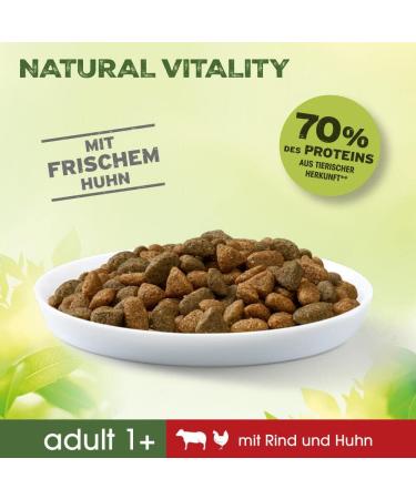 Perfect Fit Natural Vitality Adult 1+ Dry Dog Food - Chicken & Turkey - Supports Vitality - 3x2.4kg (7.2kg Total) - International Shipping Available - Buy Online on GoSupps.com