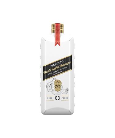 Bandido Black Garlic Anti-Hair Loss and Growth Stimulating Shampoo | For Men and Women | Fast Growth, Reduces Hair Loss | Repairing and Root Activating Shampoo | 350ml