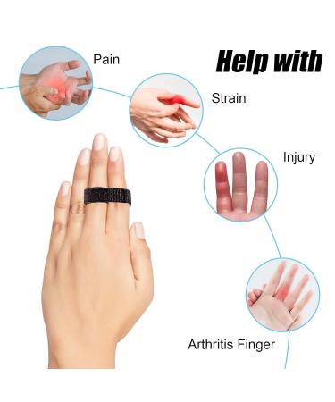 Buy Yxmeiguo Finger Straps Buddy Tape 10 Pack - No Slip Finger Splints for Broken Toe & Injured Fingers | Washable & Reusable Support - Buy Online on GoSupps.com