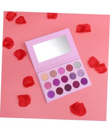 FRCOLOR 15 Glitter Eye Shadow Makeup Palette Cosmetic Eyes Miss Powder 1 count (Pack of 1) Purple - Buy Online on GoSupps.com