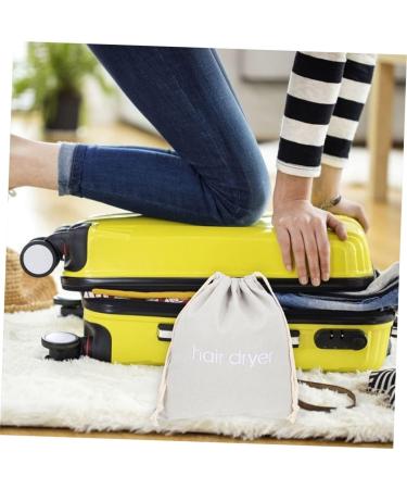 Baluue 2pcs Hair Dryer Storage Bag Travel Blow Dryer Mini Travel Storage Bag Drawstring Pouch Fabric 33.00X30.00X0.50CM As Shown - Buy Online on GoSupps.com