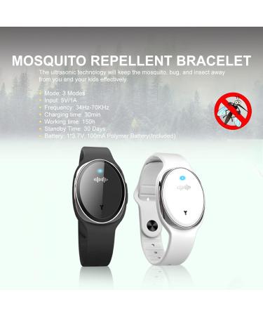 MatyBobe Non-Toxic Ultrasound Mosquito Bracelet | DEET-Free Insect Protection Tape for Kids & Adults - Reusable & Long-Lasting - Buy Online on GoSupps.com