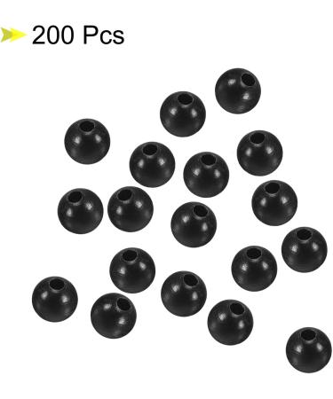 PATIKIL 200pcs 3mm Black Fishing Beads - Premium Plastic Fishing Bait Eggs for Tackle - Buy Online on GoSupps.com