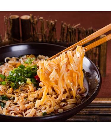 Alley noodles Lanzhou ramen noodles Sichuan chili and hemp noodles Chongqing noodles spicy substitute supper noodles Hot and Sour Rice Noodles (Chongqing Xiaomian 3 bag) - Buy Online on GoSupps.com